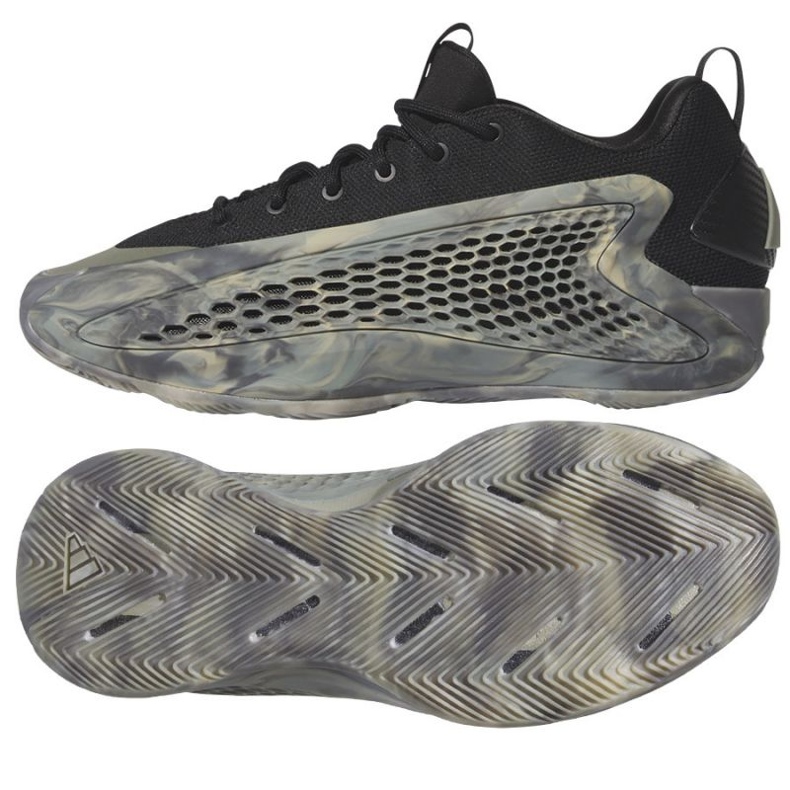 Adidas Anthony Edwardsin koripallokengät 1 M JI4066 musta