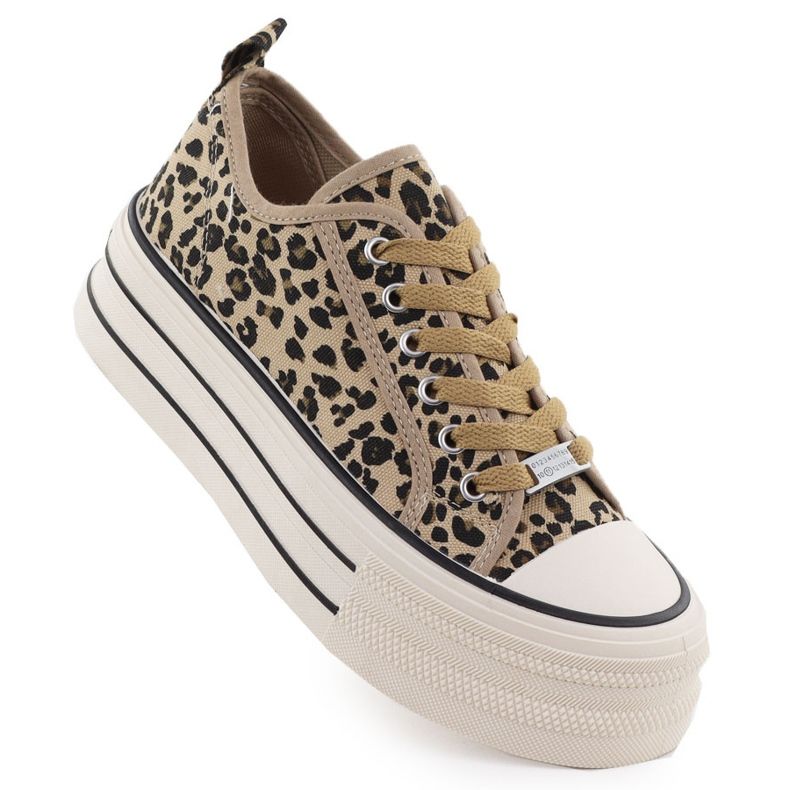 Matalat lenkkarit leopardalustalla beige News 9157