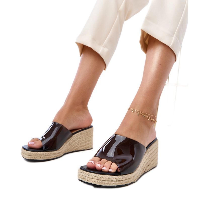 Läpinäkyvä espadrilles flip flops felicity beige