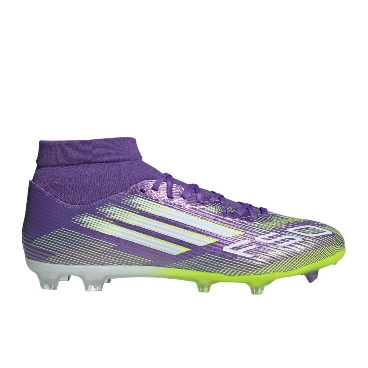 Adidas F50 League FG/MG Mid Football -kengät JI0886: ssa violetti