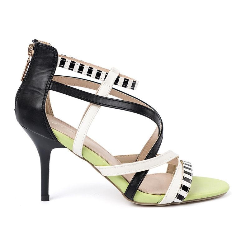 Shelvt Sandaalit raidallisella nastalla monivärinen