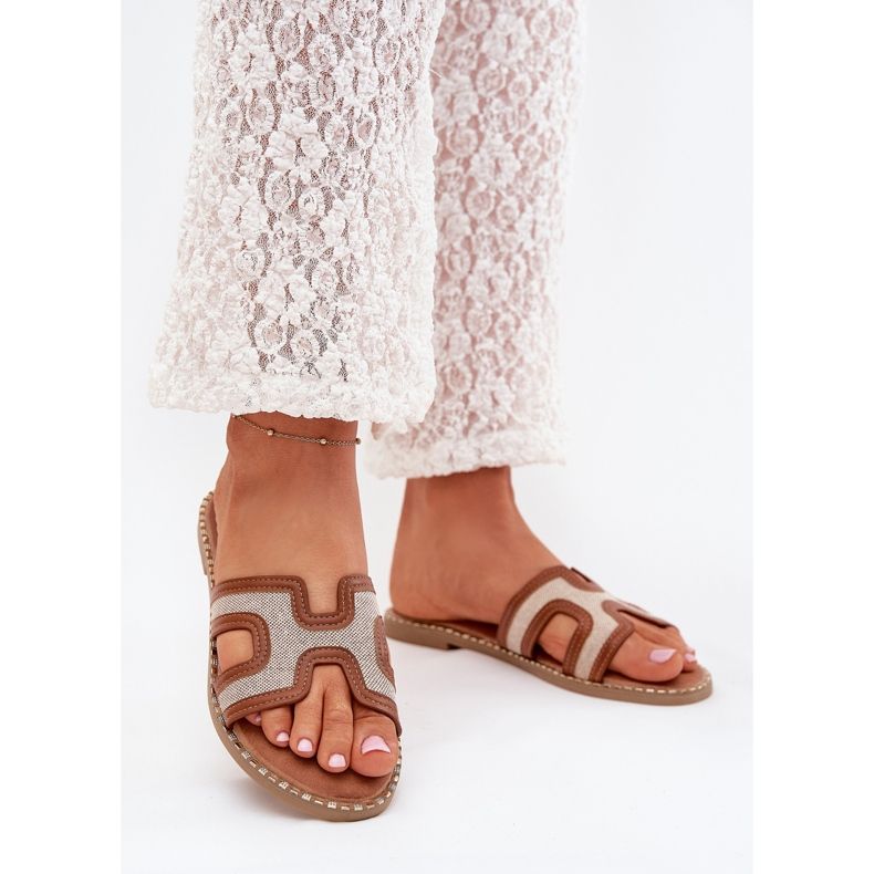 Boto Vereya Flat -Naisten litteät flopsit ruskea