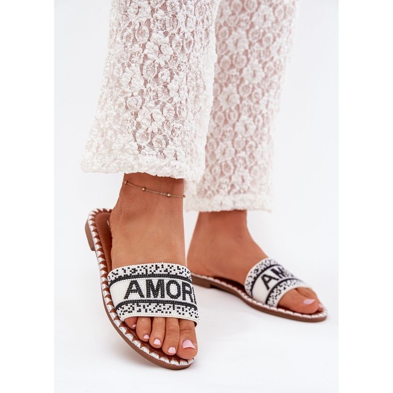 Boto Litteät naisten läpimurtot avelina avelina -koristeella valkoinen