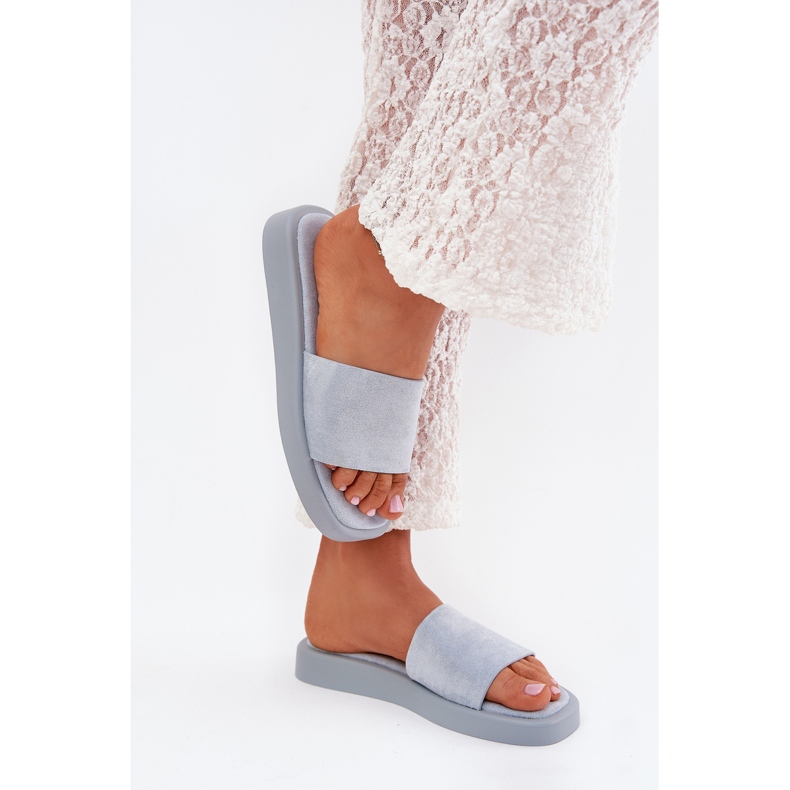 Boto Naisten tossut laiturilla Eco Suede vaaleansininen Jorina