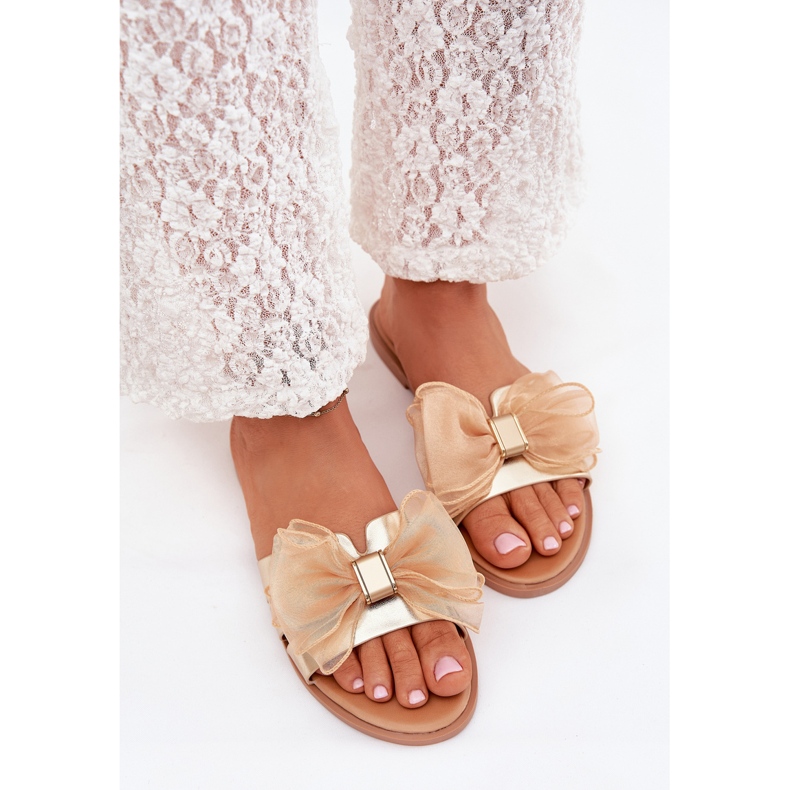 Boto Litteät naisten läpimurtot, joissa on tylli keula kultainen tanira