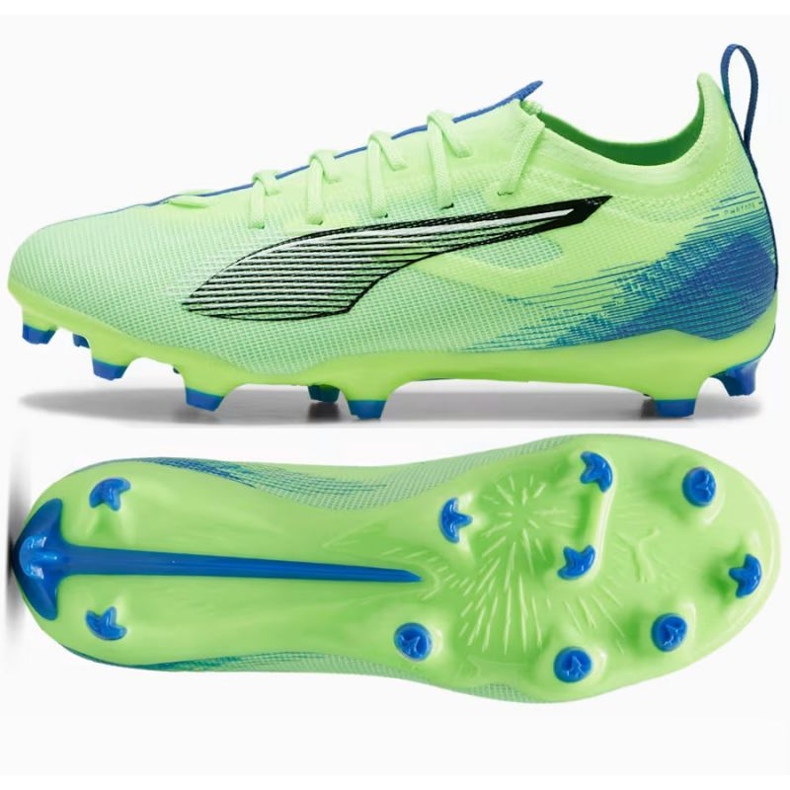 Puma Ultra 5 Pro Fg/Ag Jr 107693-03 Jalkapallokengät vihreä