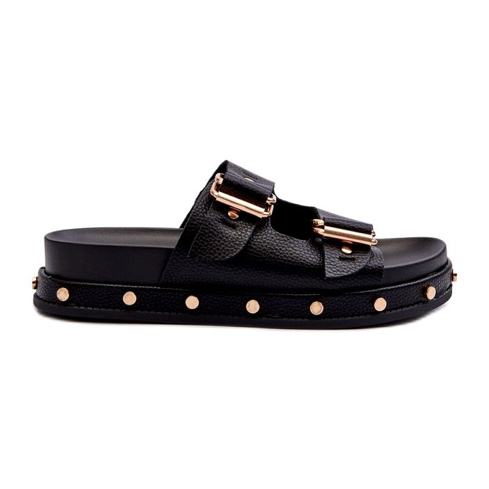 Naisten flip flops foorumilla Big Star NN274082 Black musta