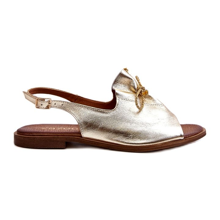 Zazoo 2898 Nahkasandaalit Kulta G1/2 kultainen