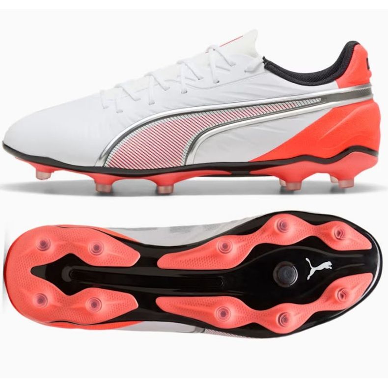 Puma King Match FG/AG 108832-01 kengät valkoinen