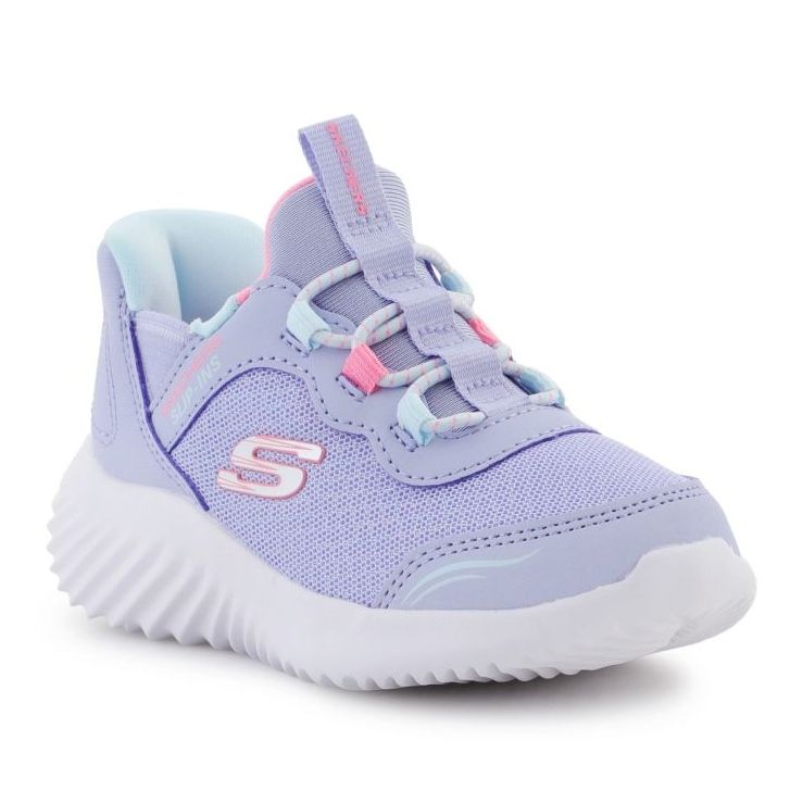 Skechers rajattomat simpukka söpö JR 303585n-Lav kengät violetti