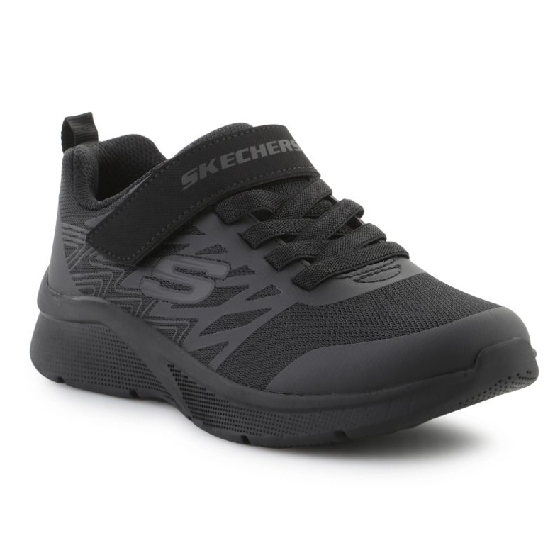 Skechers Microspec-Texlor JR 403770L-BBK -kengät musta Skechers Microspec-Texlor JR 403770L-BBK -kengät musta