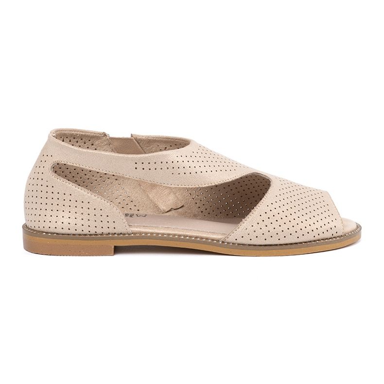 Goodin Kultaiset sandaalit tasaisella pohjalla kultainen