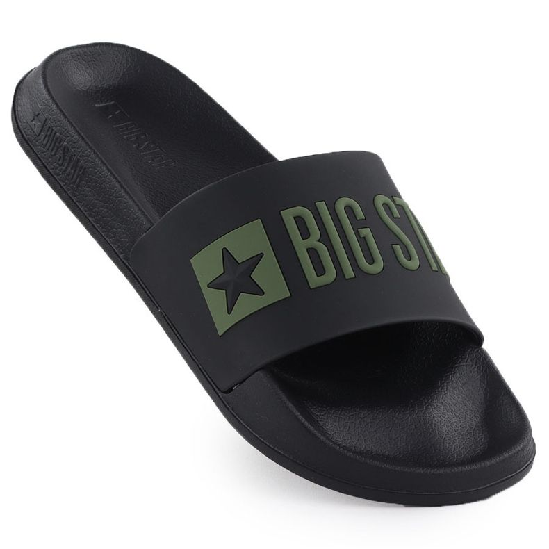 Musta Big Star SS174359 Miesten Black Beach tohvelit