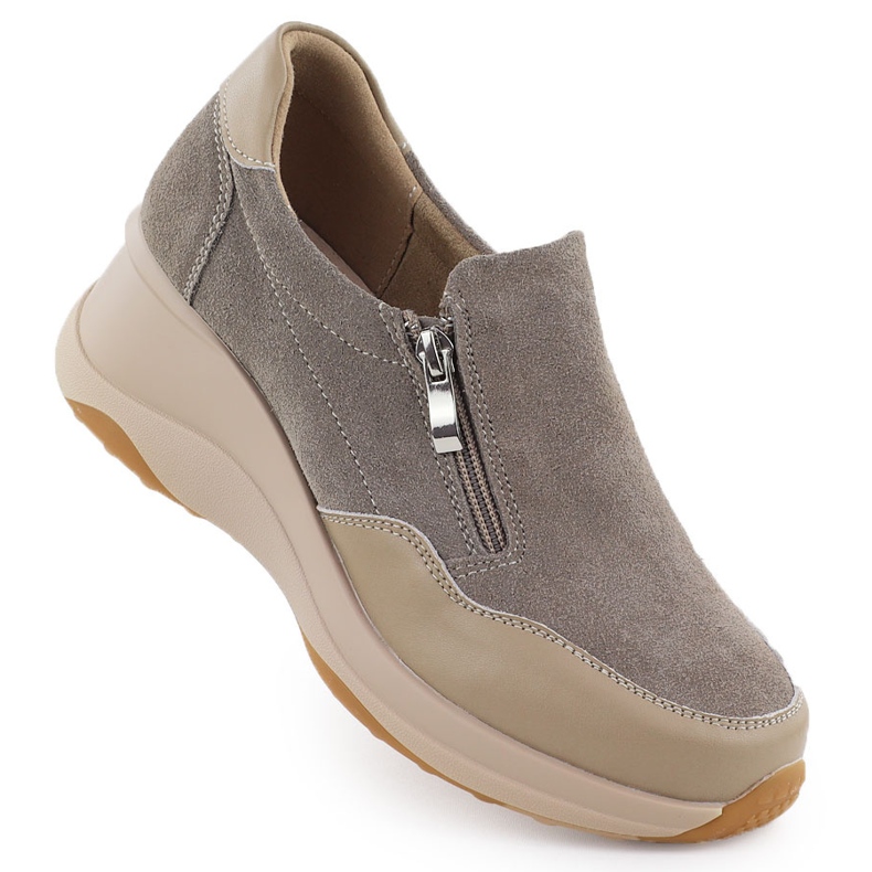 Naisten nahkakengät naisille beige filippo dp6473