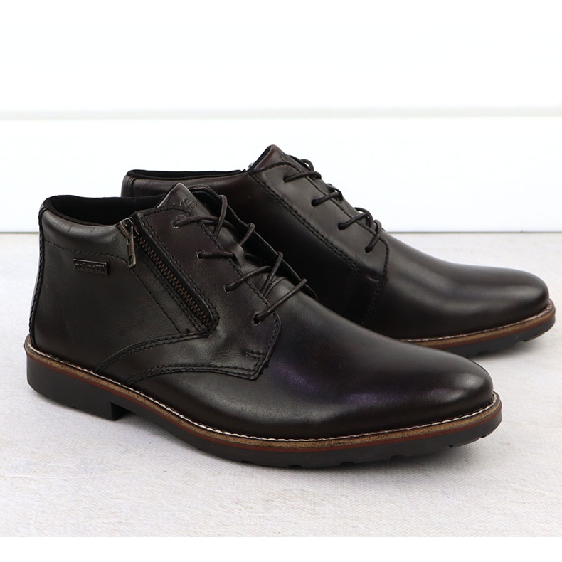 Nahkavedenpitävät miesten ei eristetty ruskea Rieker 15324-25