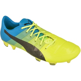 Puma evoPOWER 1.3 Fg M 10352401 jalkapallokengät monivärinen keltainen