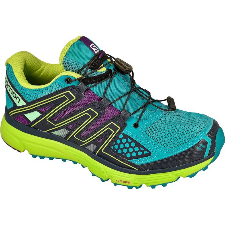 Juoksukengät Salomon X-Mission 3 vihreä