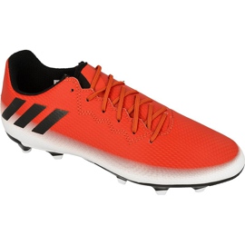 Adidas Messi 16.3 FG Jr BA9148 jalkapallokengät punainen