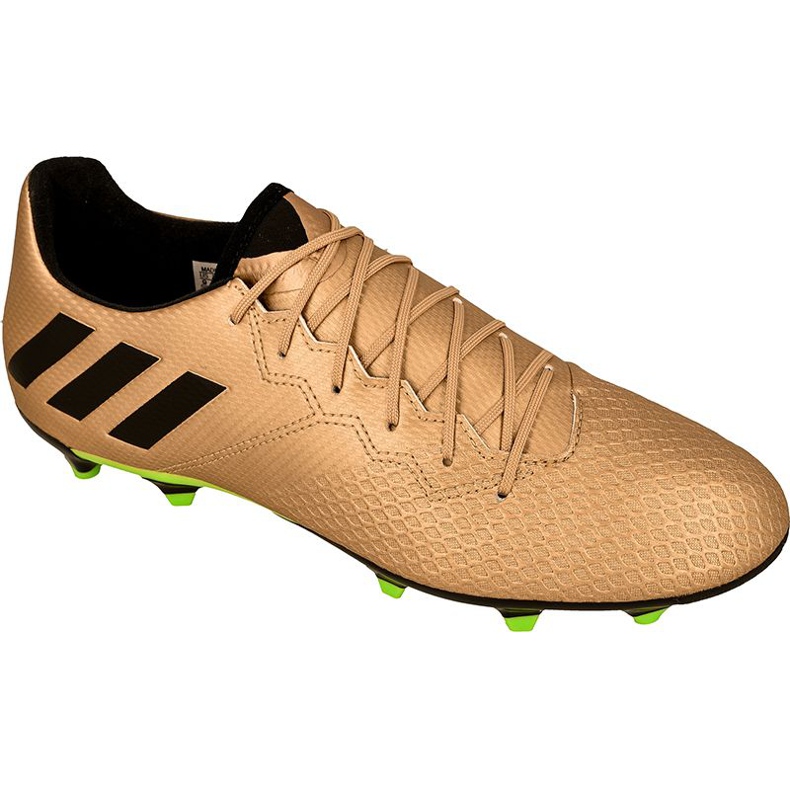 Adidas Messi 16.3 Fg M BA9838 jalkapallokengät kultainen kultainen
