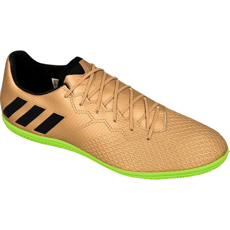 Sisäkengät adidas Messi 16.3 In M BA9853 kultainen kultainen