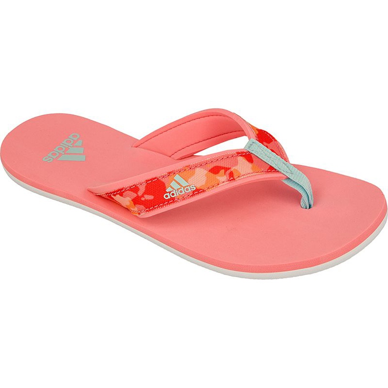 Adidas Beach Thong Jr S80625 tossut vaaleanpunainen