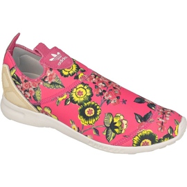 Kengät adidas ORIGINALS ZX Flux ADV Smooth Slip On W S78960 monivärinen vaaleanpunainen