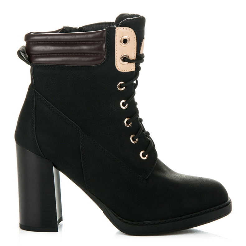 Seastar Työntekijät korkokengillä musta