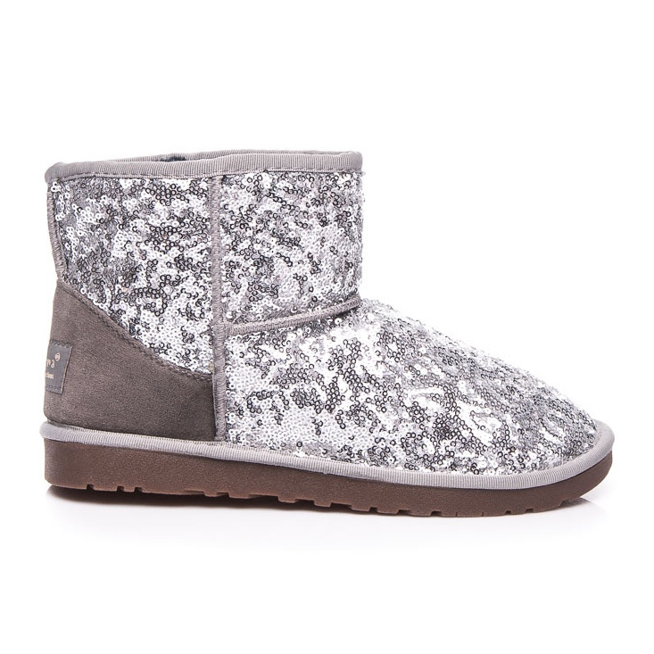 Torna Kiiltäviä muklukkeja harmaa