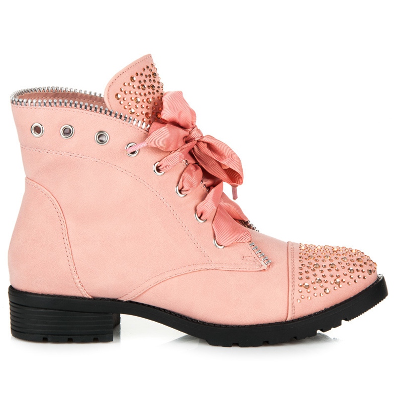 Vices New Collection Tyylikkäät laukut nauhalla vaaleanpunainen