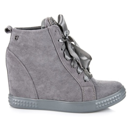 Vices New Collection Nauhalla sidotut tennarit harmaa Vices New Collection Nauhalla sidotut tennarit harmaa