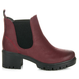 Vices New Collection Burgundy Chelsean saappaat punainen