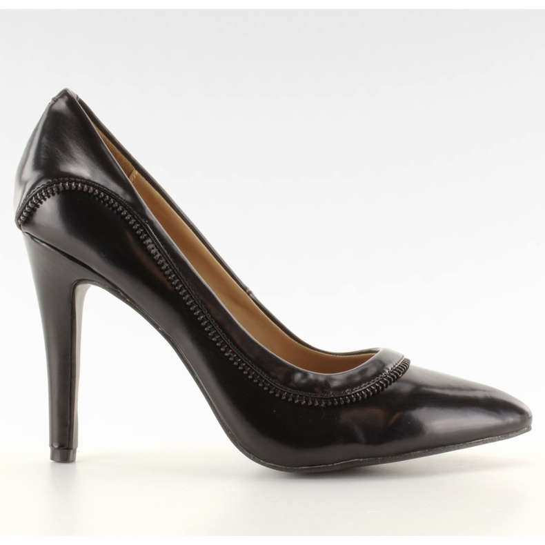 Korkokengät alkuperäisellä koristeella E358 Musta