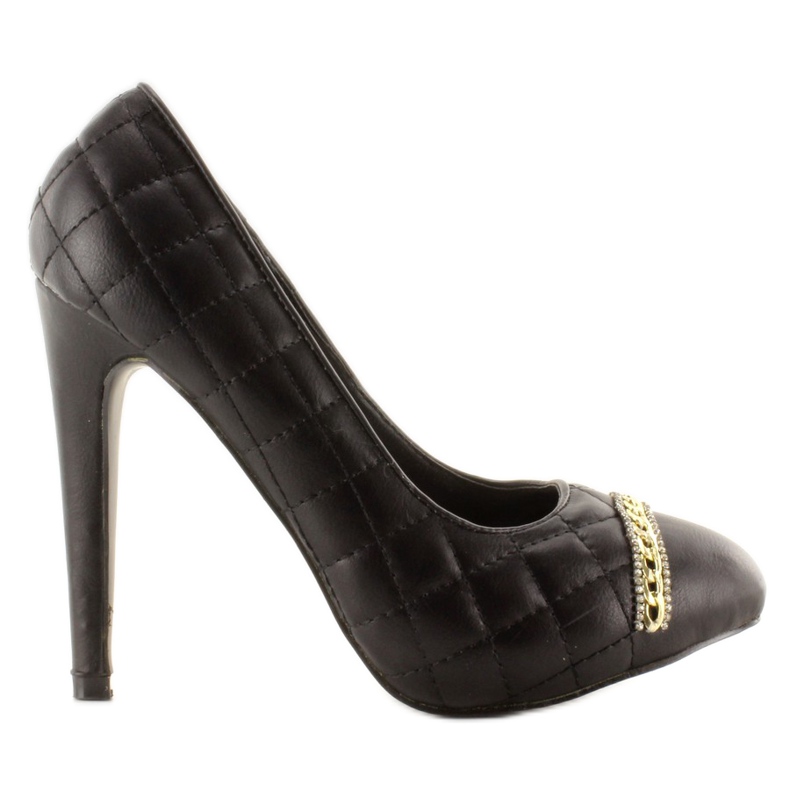 Tikatut pumput tapilla 200-71 musta