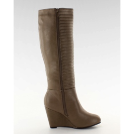 Saappaat tikattu ylempi BL3575 khaki