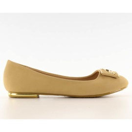 Ballerinas, jossa koristelu E305 beige