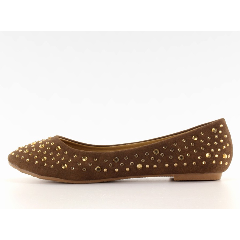 Balleriinat zirkoneilla A909 ruskea