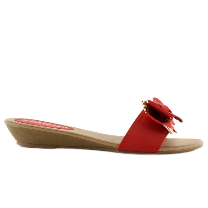 Tyylikkäät punaiset tossut YC-51 punainen