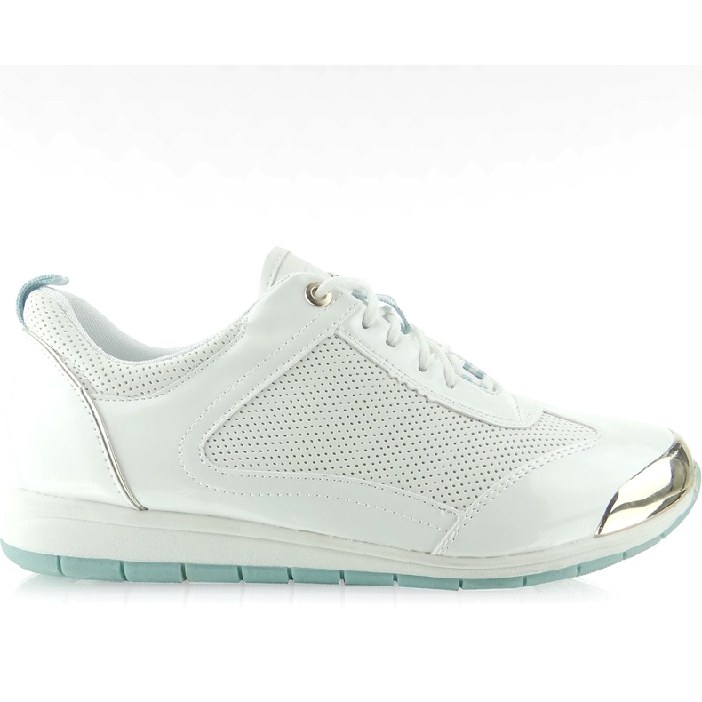 Urheilukengät, joissa valkoinen Y621-levy keltainen