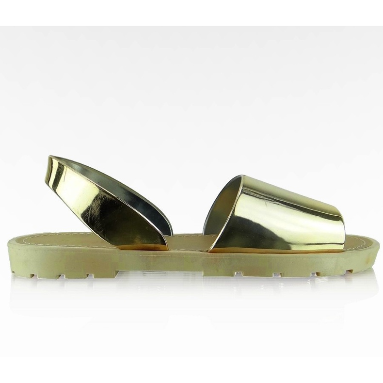 Peilityyliset sandaalit T-9117 Beige keltainen