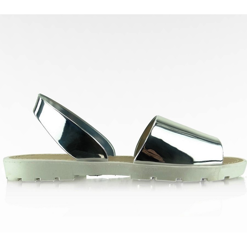 Peilityyliset sandaalit T-9117 Valkoinen harmaa