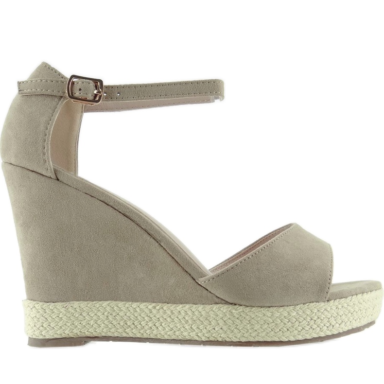 Kiila sandaalit, pellava Aprikoosi köysi ruskea