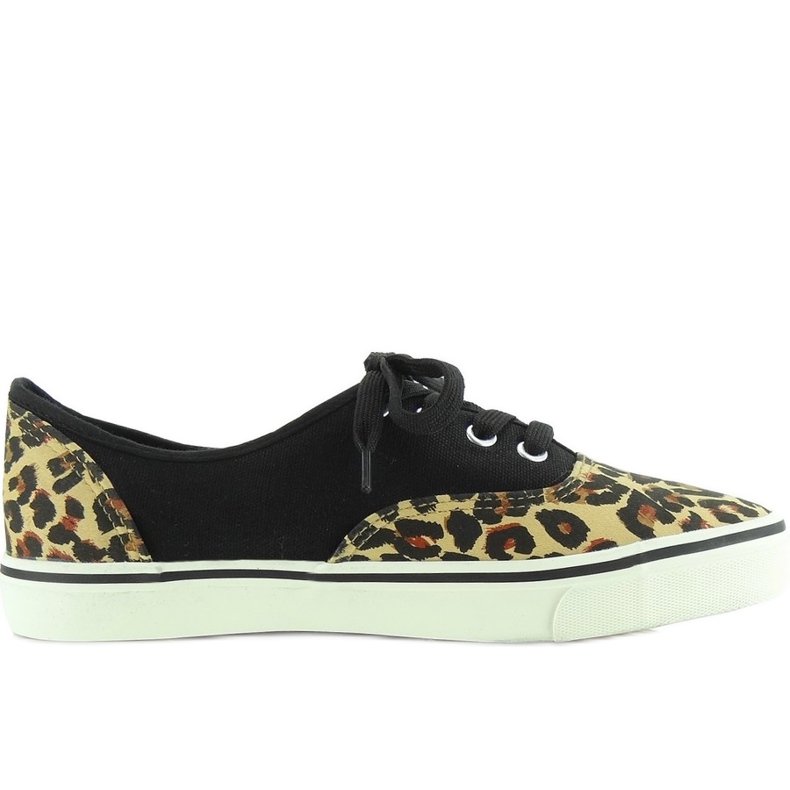 Tennarit Vansówki kengännauha K-75 BrownLeop ruskea musta