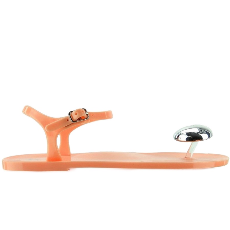 Meliski-sandaalit, joissa sydän PT63 oranssi