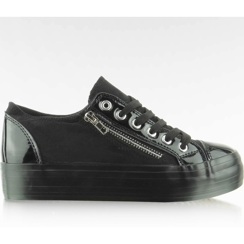 Korkeapohjaiset lenkkarit YDB-27 Musta