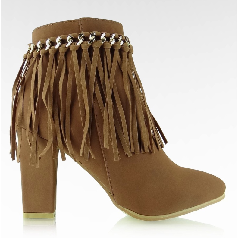 Camel tupsut leveillä korkoilla ruskea