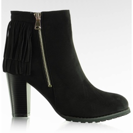 Kauniit mokkanaaput fringeilla FR20 Musta