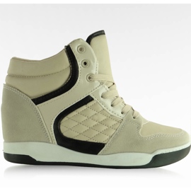 Mokkanahka-lenkkarit BKA-127 Apricot ruskea monivärinen