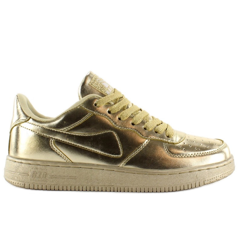 Urheilukengät hullut värit B731 Gold kultainen