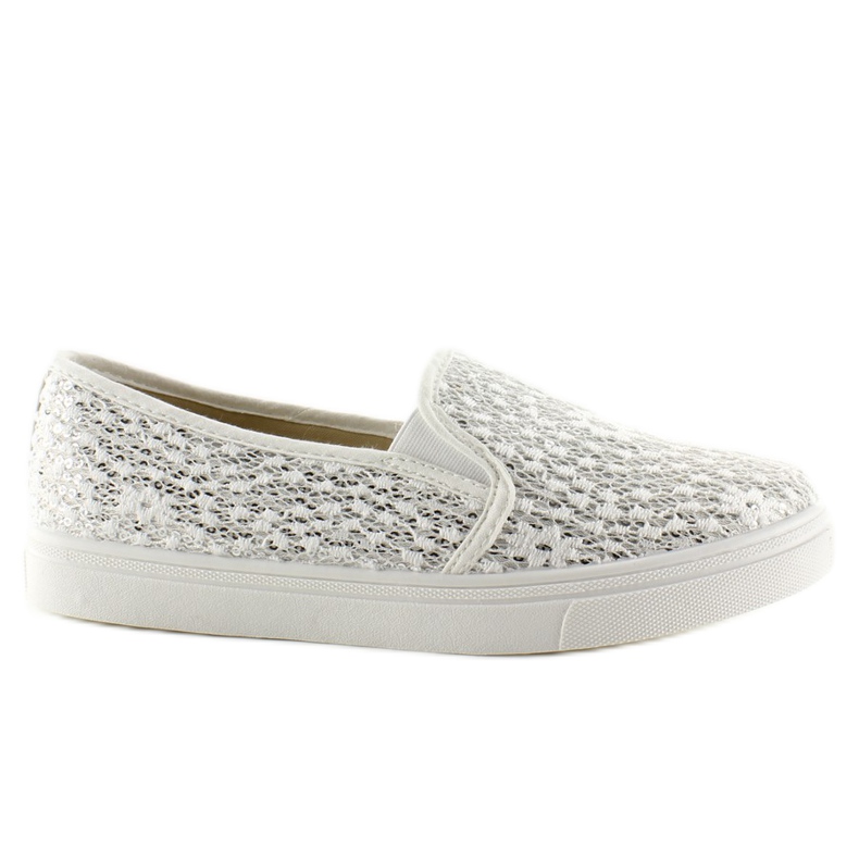 Pitsislip-on pastellivärit XIN07P Valkoinen