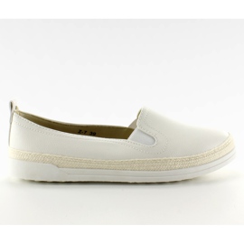 Slip-on, pellavajonolla Z-7 White valkoinen